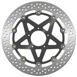 SBS Stainless Steel Front Brake Disc For Ducati Desmosedici 1000 RR 2008 - Black/Silver
