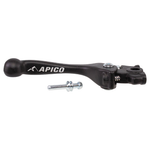Apico Forged Brake Lever For Kawasaki KXF250 2021-2023, KXF450 2019-2023, KX 250/450XC 2021-2023 Black