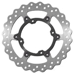 SBS Stainless Steel Front Brake Disc For Kawasaki KX250 2021-2022 - Black/Silver
