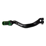 Apico Elite Gear pedal For Kawasaki KX 125/250 1988-1993, KX500 1988-1993 Black/green