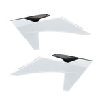 Polisport Radiator Scoops For KTM SX/SXF 2023-2025, EXC/EXC-F 2024-2025 Black/white
