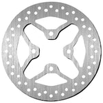 SBS Standard Round Front Left Brake Disc For Honda AFS 110 2012-2016 - Silver