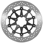 SBS Stainless Steel Front Brake Disc For Suzuki GSX1300R Hayabusa 1999-2007 - Black/Silver