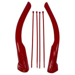 Apico Frame Guards For Gas Gas Trials Models 2009-2010 Red