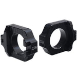 Works Connection Elite Axle Blocks For Yamaha YZF250 2012-2025, YZF450 2010-2025 Black