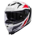 Spada SP18 Strike White Black Red Helmet