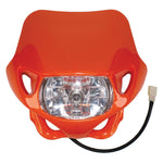 Apico Universal Enduro Headlight Unit With Hi/Low Beam Orange
