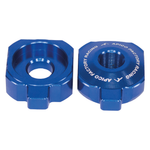 Apico Rear Axle Blocks For KTM SX/SX-E50 2020-2023, Husqvarna TC50/EE-5 2020-2023, Gas Gas MC50/MC-E5 2021-2023 Blue