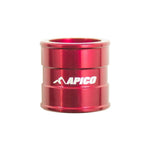 Apico Single Front Wheel Spacer For Honda CRF250X 2004-2019, CRF450X 2005-2018 Red