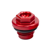 Works Connection Oil Fill Plug For Honda CRF250R 2018-2023, CRF250RX 2019-2023, CRF450R 2021-2022, CRF450RX 2021-2023 Red