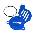 Apico Oil Pump Cover For KTM SXF450 & Husqvarna FC450 2016-2022, EXC-F/FE 450/501 2017-2023, Gas Gas MC450F/EX450F 2021-2023 Blue