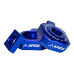 Apico Rear Axle Blocks For KTM SX65 2016-2024, Husqvarna TC65 2017-2024, Gas Gas MC65 2021-2024 Blue