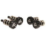 Apico Brake & Clutch Master Cylinder Adjuster Set 2 AJP & Braktec For Montesa Black