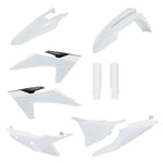 Polisport Enduro Plastics Kit Without Headlight Surround For KTM EXC/EXC-F 2024-2025 White