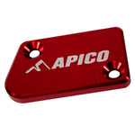 Apico Front Brake Master Cylinder Cover For Yamaha YZ 125/250 & YZF 250/450 2008-2025, WRF250 2017-2025, WRF450 2016-2025 Red