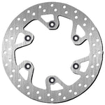 SBS Standard Round Rear Brake Disc For Yamaha WRF250 2003-2018 - Silver