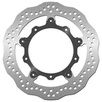 SBS Stainless Steel Front Brake Disc For Yamaha MT-07 2014-2016 - Black/Silver