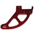 Apico Rear Braktec Brake Disc Guard For Gas Gas EC/EC-F 250/350 2021-2023, Husqvarna TE 150/300i 2022-2023, FE 250-501 2022-2023 Red