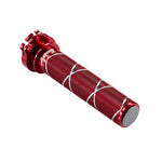 Apico Alloy Throttle Sleeve For Honda CR80 1985-2002, CR85 2003-2007 Red