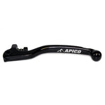 Apico Elite Clutch Lever Forged Trials AJP 2 Hole With Adjuster Black/black Long