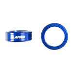 Apico Front Wheel Spacers For Yamaha YZF 250/450 2014-2025, YZF 250X/450X 2015-2025, WRF250 2020-2025, WRF450 2019-2025 Blue