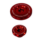 Apico Engine Plugs For Yamaha YZF450 2023-2025, WRF450 2024-2025 Red