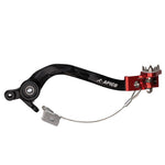 Apico Brake Pedal For KTM SX/SXF & Husqvarna TC/FC 125-450 2023-2024, KTM EXC/EXC-F & Husqvarna TE/FE 150-501 2024, Gas Gas MC/MC-F/EC/EC-F 2024 Black/Red