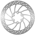 SBS Standard Round Front Left Brake Disc For KTM Duke 125 2011-2012 - Silver