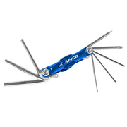 Apico 8 Piece Hex Head Key/Screw Driver Multi Tool Blue
