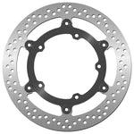SBS Stainless Steel Front Brake Disc For Yamaha MT-03 2019-2023 - Black/Silver