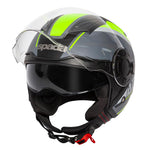 Spada Lycan Strobe Matt Black Yellow Helmet