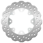 SBS Standard Contour Rear Brake Disc For Kawasaki ER-6F 650 2013-2016 - Silver