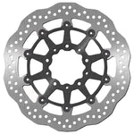 SBS Stainless Steel Front Brake Disc For Kawasaki GTR 1400 2008-2011 - Black/Silver