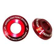 Apico Rear Pro Wheel Spacers For Honda CR 125/250 2002-2007, CRF 250/450R 2002-2023 Red