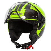 Spada Hellion Twist Yellow Helmet