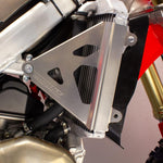 Works Connection Radiator Braces For Honda CRF250R 2022-2024, CRF250RX 2022-2024, CRF450R 2021-2024, CRF450RX 2021-2025 Silver