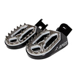 Apico Pro Bite Foot Pegs For Honda CRF230F 2003-2019 Electric Black
