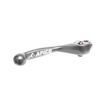 Apico Elite Brake Lever For Suzuki RM85 2005-2025, Kawasaki KX 2000-2026, KXF 2004-2012, Yamaha YZ 65/85 2001-2025, YZ 125/250 2001-2007 Silver