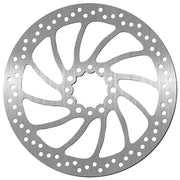 SBS Standard Round Front Left Brake Disc For KTM Duke 125 2013-2016 - Silver