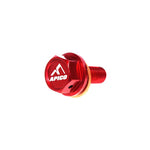 Apico Magnetic Sump Drain Bolt M8 X 20mm X 1.25 For Honda CRF250R 2010-2017, CRF450R 2009-2016, RMZ250/450Red
