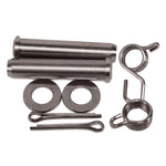 Apico Foot Peg Pin & Spring Set For Kawasaki KX65 2002-2022, KX 80/85 1998-2022, KX 100/112 1998-2022