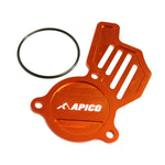 Apico Oil Pump Cover For KTM SXF450 & Husqvarna FC450 2016-2022, EXC-F/FE 450/501 2017-2023, Gas Gas MC450F/EX450F 2021-2023 Orange