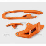 UFO Chain Guide & Chain Slider Kit For KTM SX125 2016-2022 Orange