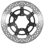 SBS Stainless Steel Front Brake Disc For Honda CBR 1000 RR 2006-2007 - Black/Silver