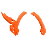 Polisport Frame Protectors For KTM SX/SXF 2023-2025, EXC/EXC-F 2024-2025 Orange