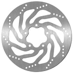 SBS Standard Round Front Left Brake Disc For Triumph Bonneville 865 2007-2011 - Silver