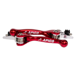 Apico Set Of Flexi Levers For KTM SX65 2014-2023, Husqvarna TC65 2014-2023, Gas Gas MC 65/85 2014-2023, KTM Freeride 2014-2020 Red