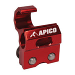 Apico Brake Hose Clamp For Honda CRF250L 2016-2023, CRF300L 2021-2023 Red