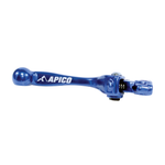 Apico Elite Brake Lever For Kawasaki KXF250 2021-2023, KXF450 2019-2023, KX 250/450XC 2021-2023 Blue