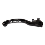 Apico Elite Forged Brake Lever Trials Grimeca Short With Adjuster Black